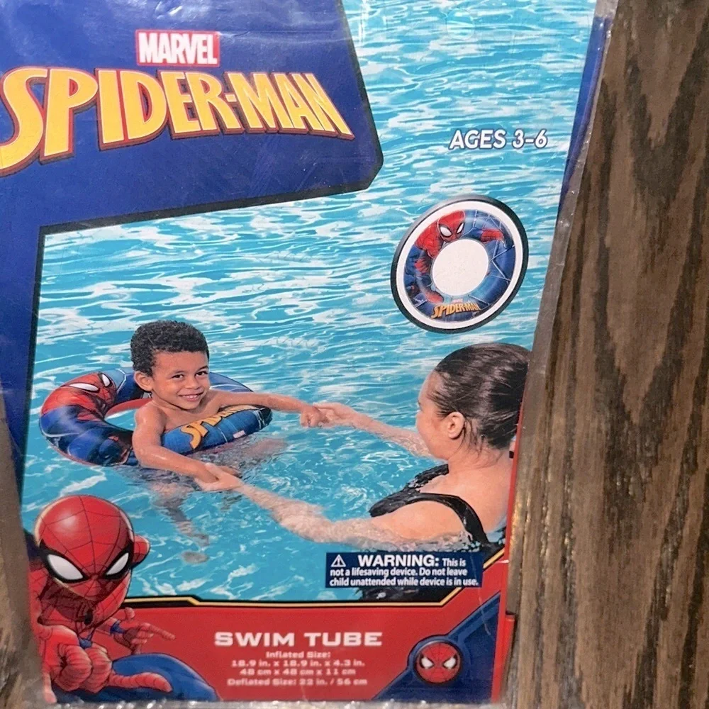 Marvel Spider-Man Kids Swim tube ring - Blue and Red new in package